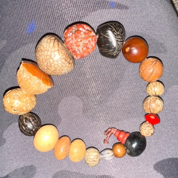 Source Unknown Jewelry - Amulet Nenju Bracelet ..Prayers Bead Stretch Bracelet